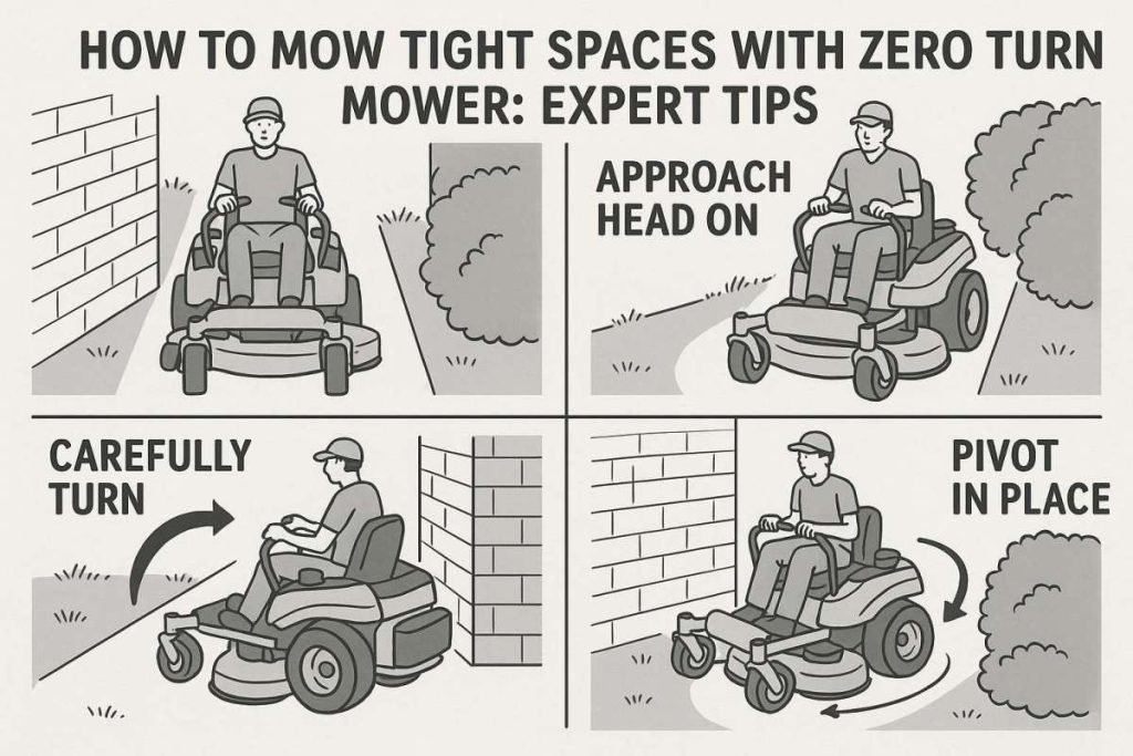 How to Mow Tight Spaces With Zero Turn Mower: Expert Tips
