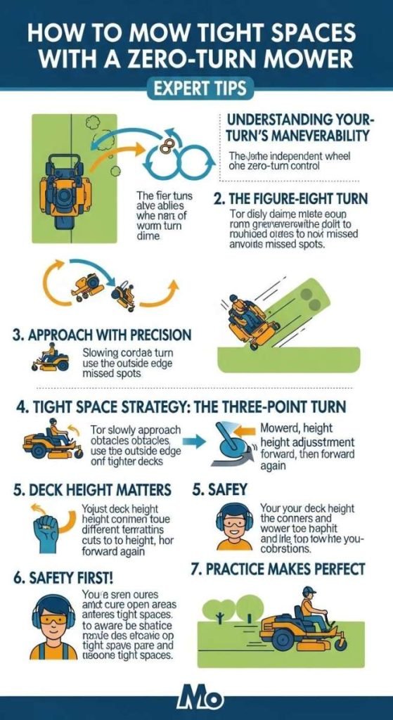 How to Mow Tight Spaces With Zero Turn Mower: Expert Tips
