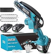 Seesii Mini Chainsaw 6-inch Cordless Handheld